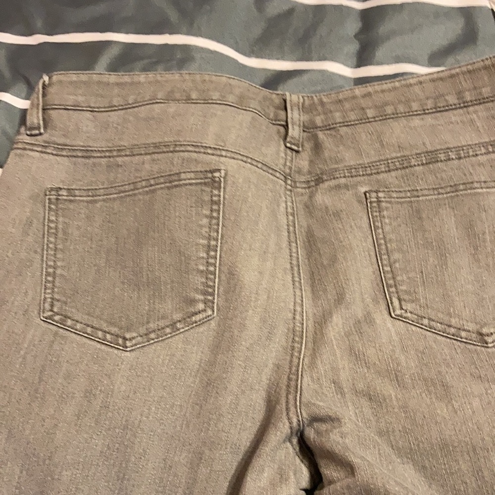 Jones NY stretch jeans size 12 gray - Picture 6 of 11